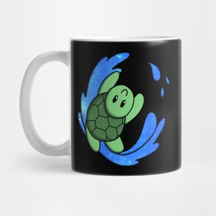 Turtle's Sparkly Wave Mug